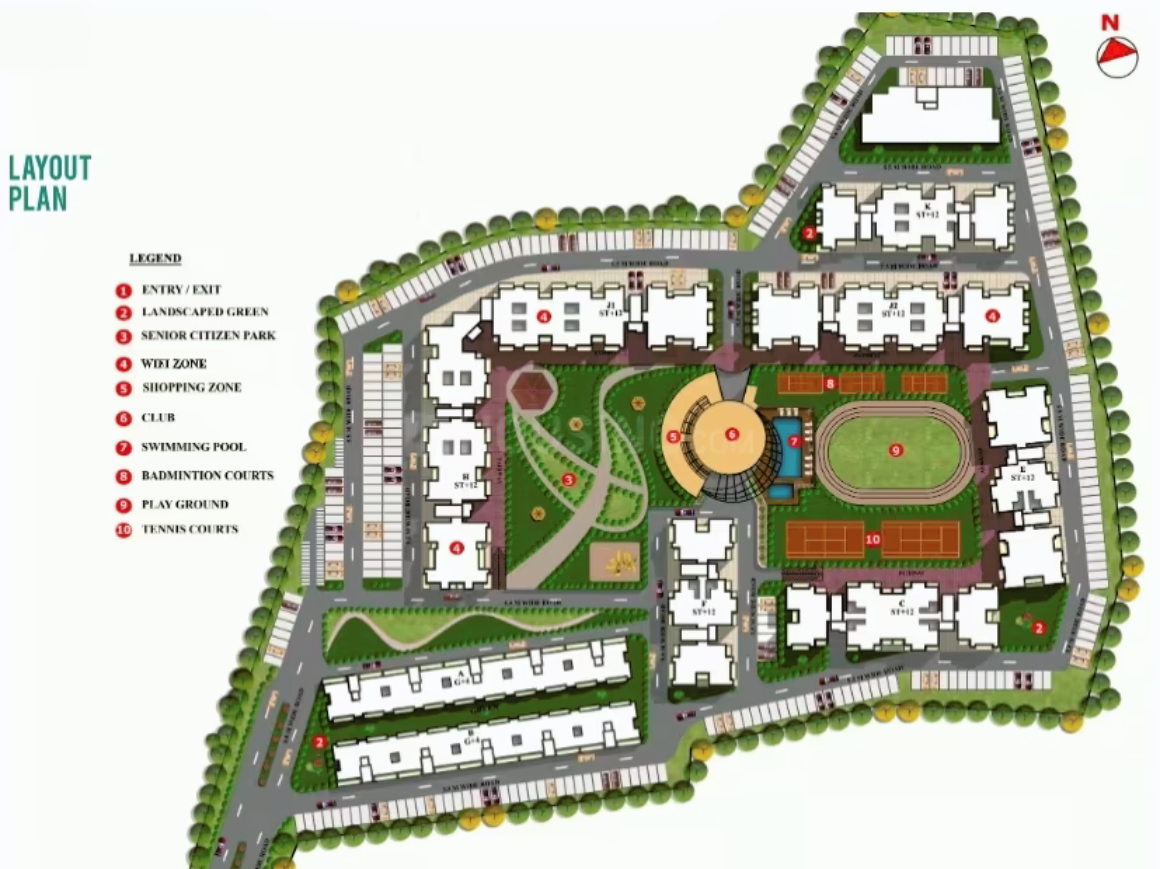 Shilpkar Anmol site plan